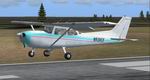 FS2004
                  Default Cessna 172 painted in teal and pink - Retro 50's Textures
                  only